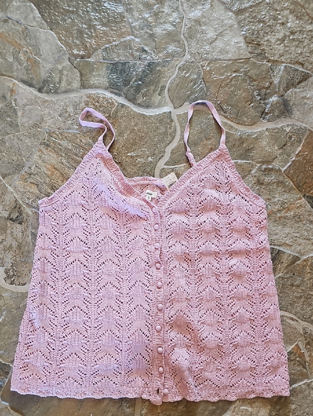 NWT Crochet Cami Top